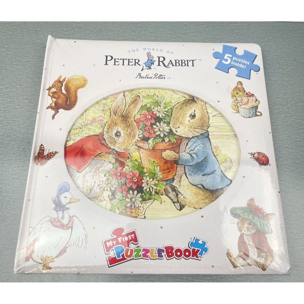 The Word Of Peter Rabbit My First Puzzle Book 5 Puzzles  Years 3+